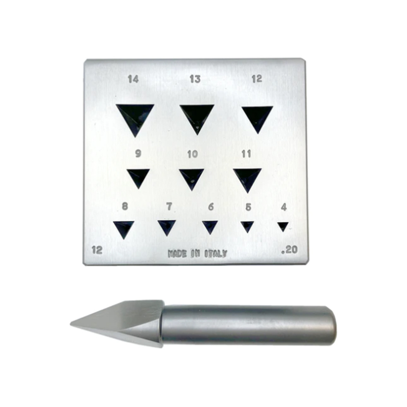 Xtool Jewelry Making - Blocco triangolare OMO con punzone, prodotto