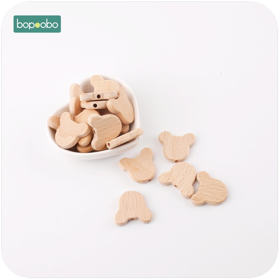 Jewelry Making For Dummies - Bopoobo 10 pz legno naturale orsi