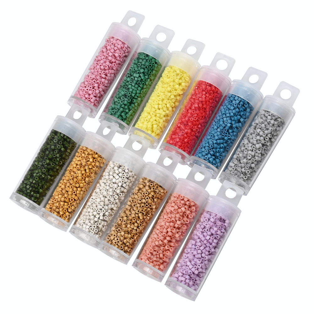 Seed Bead Tube - 10 grammi Giappone piccole perle di