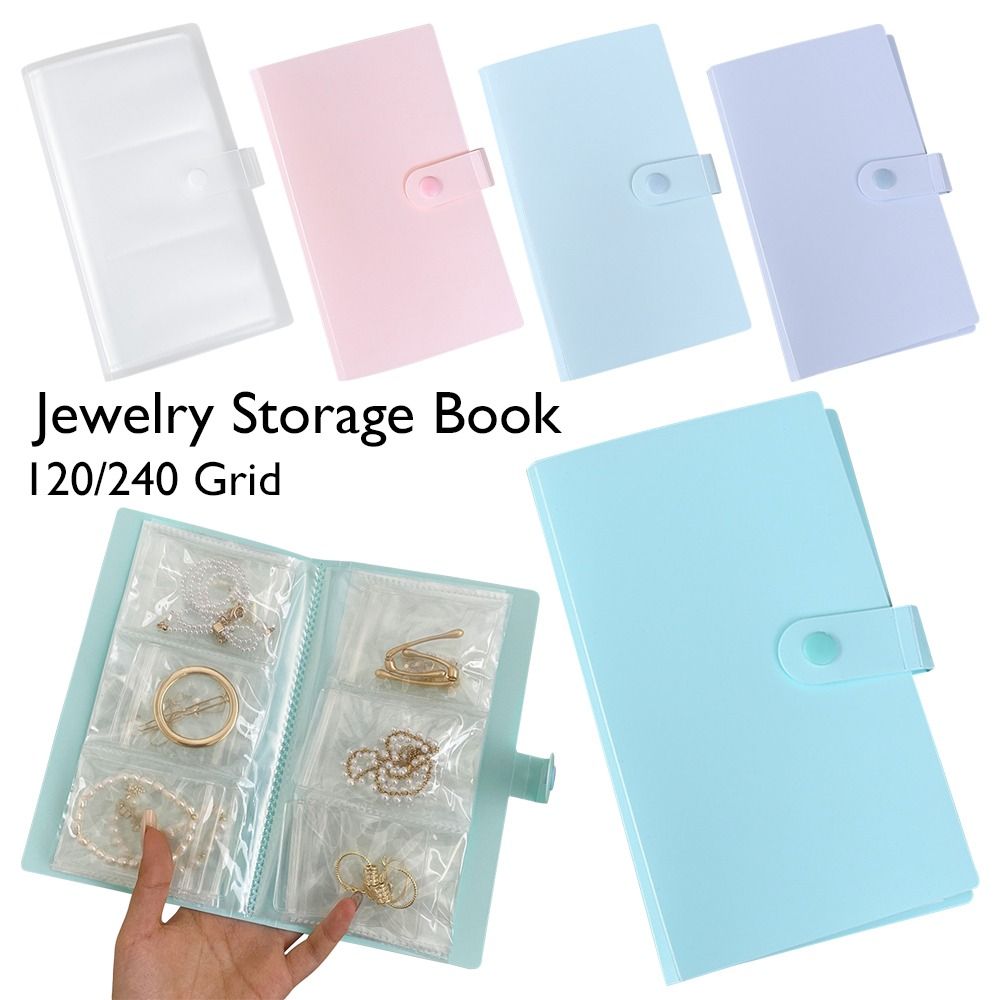 Jewelry Making Journal - Album Fotografico Trasparente Anti-ossidazione con 120/240