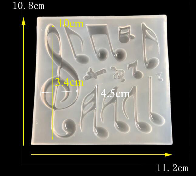 Jewelry Making Notes - 1PC nota musicale stampo in silicone