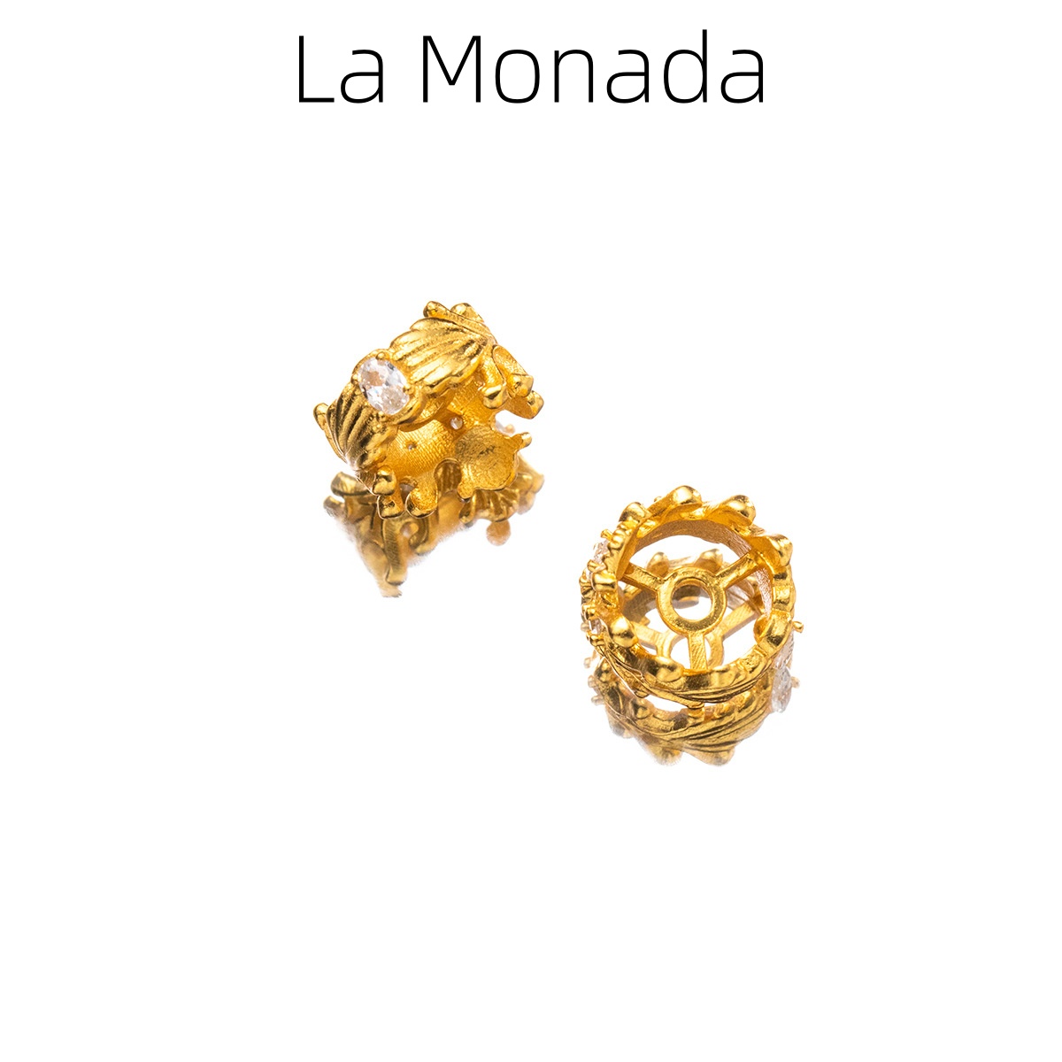 Jewelry Making In La - Perline Distanziatrici a Corona in Argento