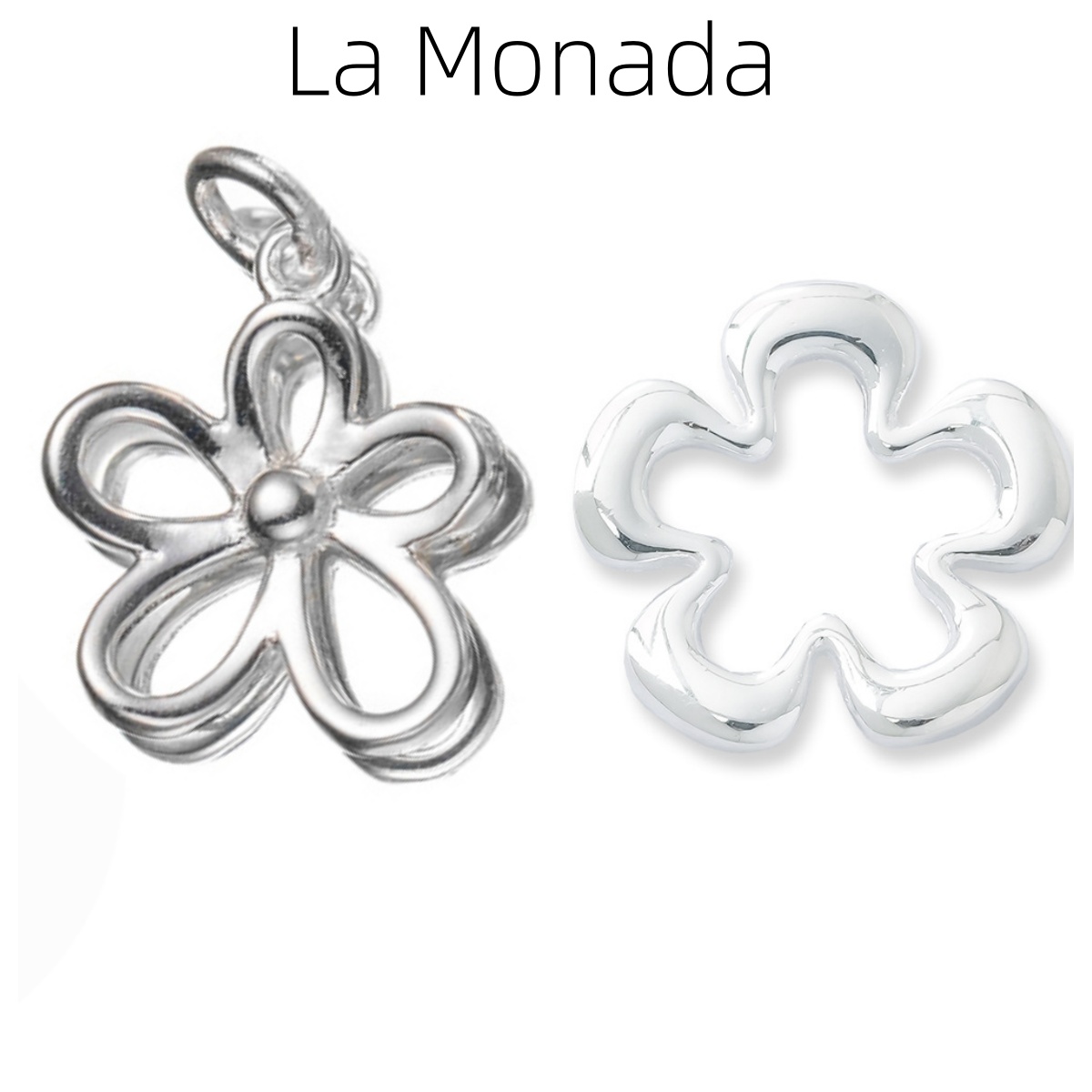 Jewelry Making In La - Ciondolo Charm a Forma di Fiore