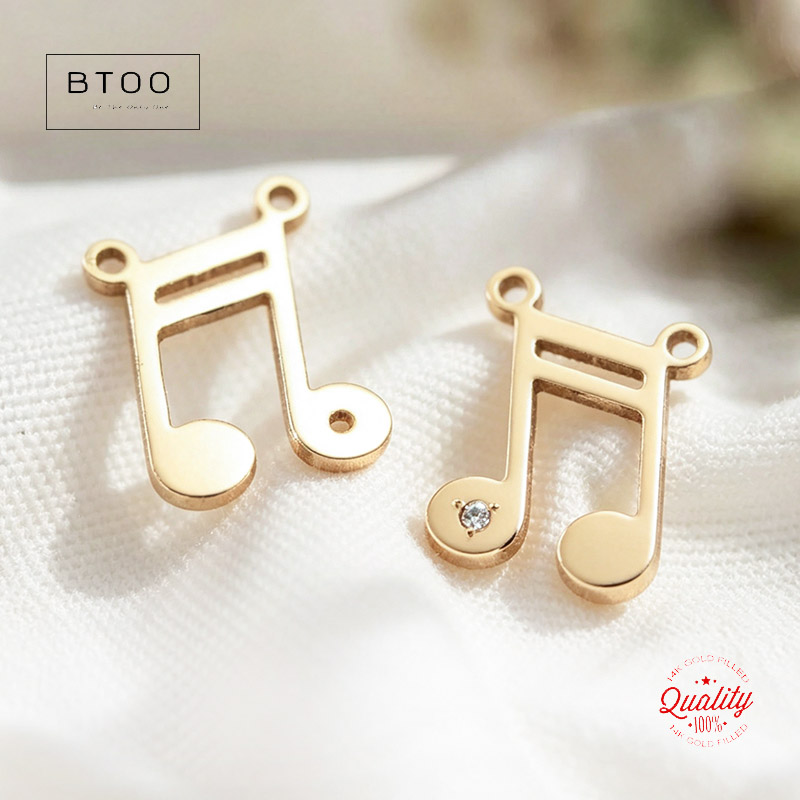 Jewelry Making Notes - Ciondolo a Forma di Nota Musicale