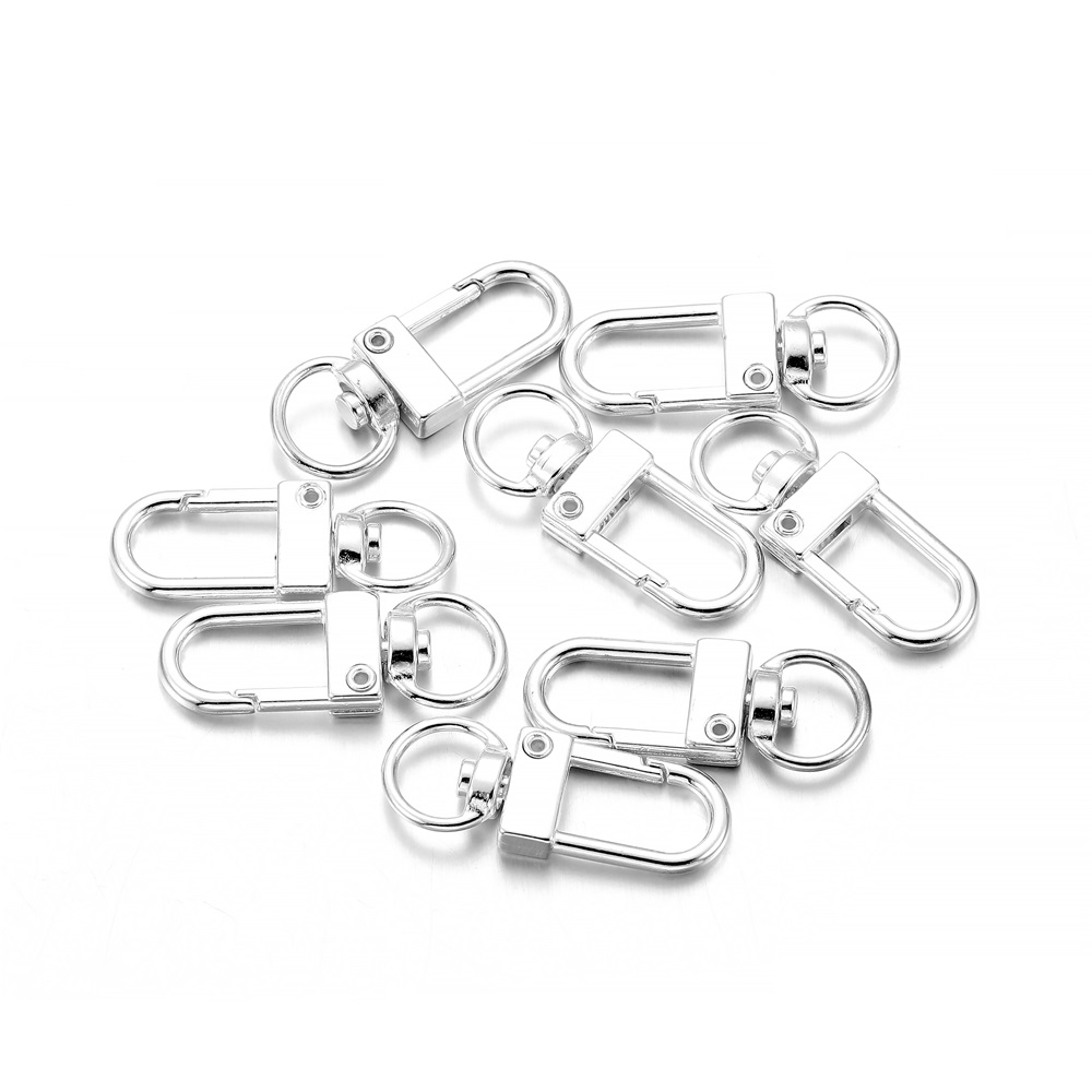 10 pz/confezione Moschettoni G - Jewelry Making Metal Supplies recensione e prezzo