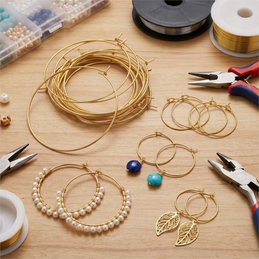 50 Pezzi Orecchini a Cerchio i - Jewelry Making Wire recensione e prezzo