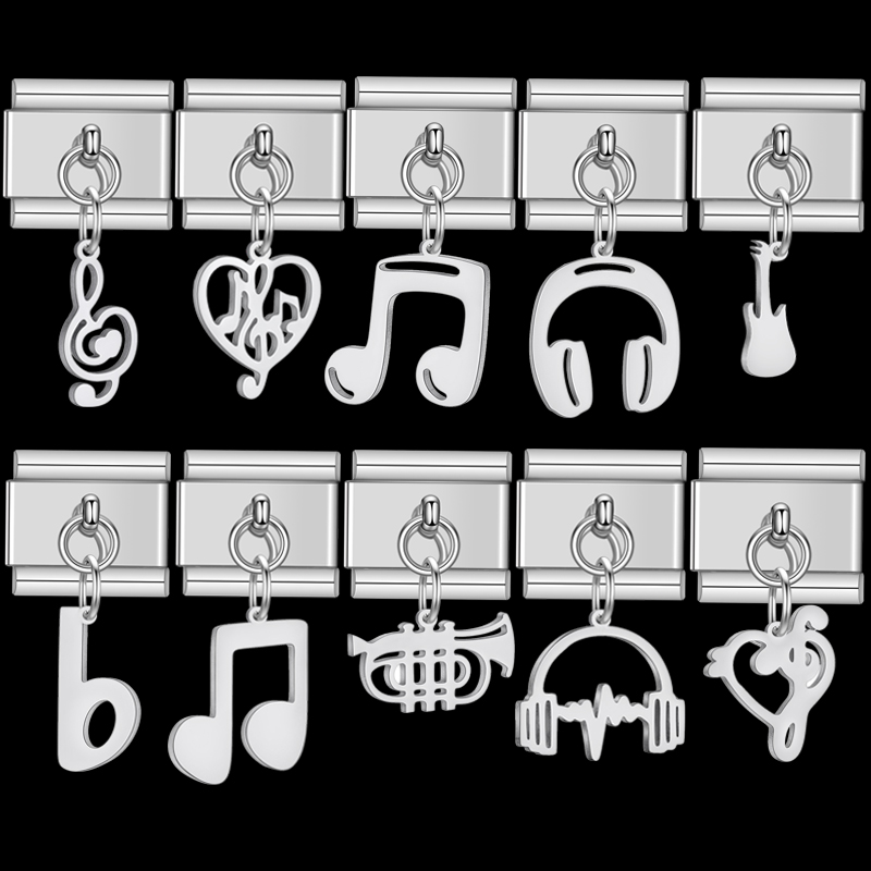 Trendy Rock Music Heart Note E - Jewelry Making Notes recensione e prezzo