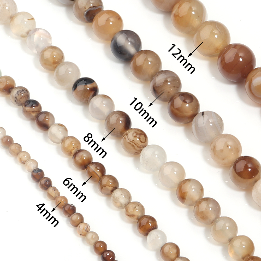 1 filo di perle in agata a str - Jewelry Making Gemstones recensione e prezzo