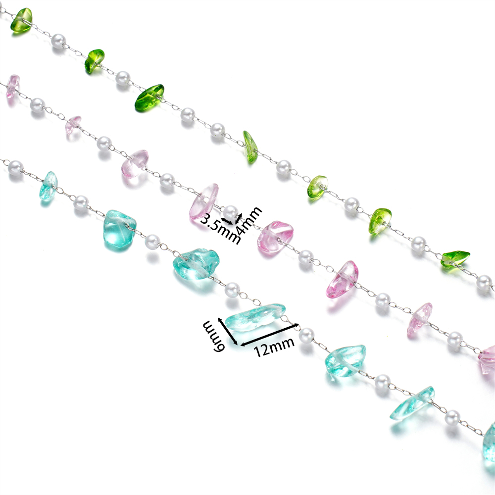 1Meter Crystal Glass Stone And - Jewelry Making Gemstones recensione e prezzo
