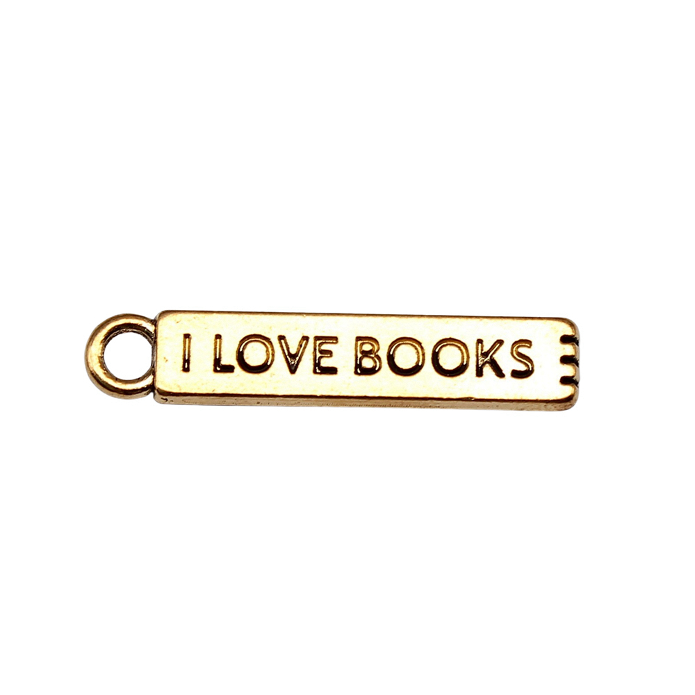 20 pz/lotto I Love Books Charm - Jewelry Making Journal recensione e prezzo
