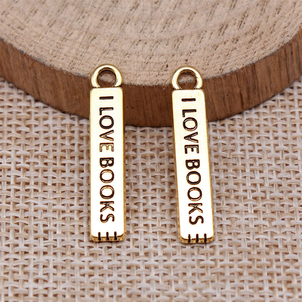 20 pz/lotto I Love Books Charm - Jewelry Making Journal recensione e prezzo