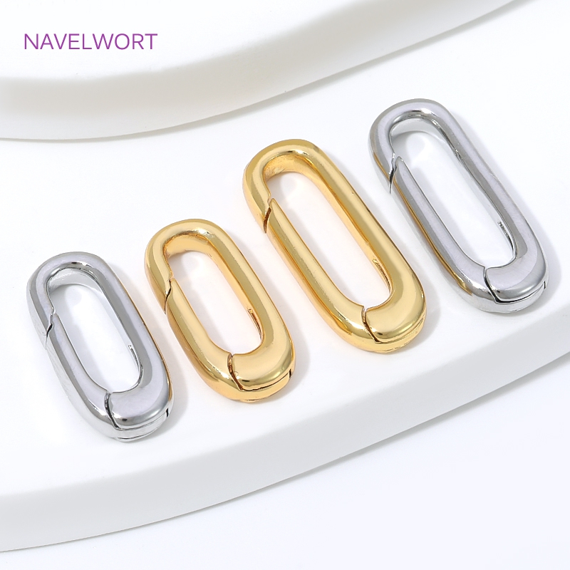 1/2/4 Pezzi Chiusura a Molla O - Jewelry Making Metal Supplies recensione e prezzo