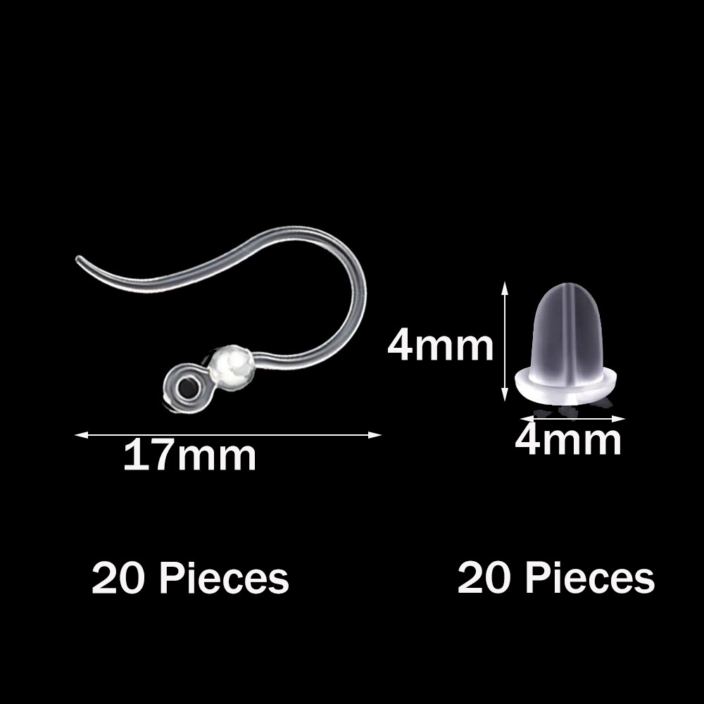 40 ganci per orecchini in plas - Jewelry Making Wire recensione e prezzo