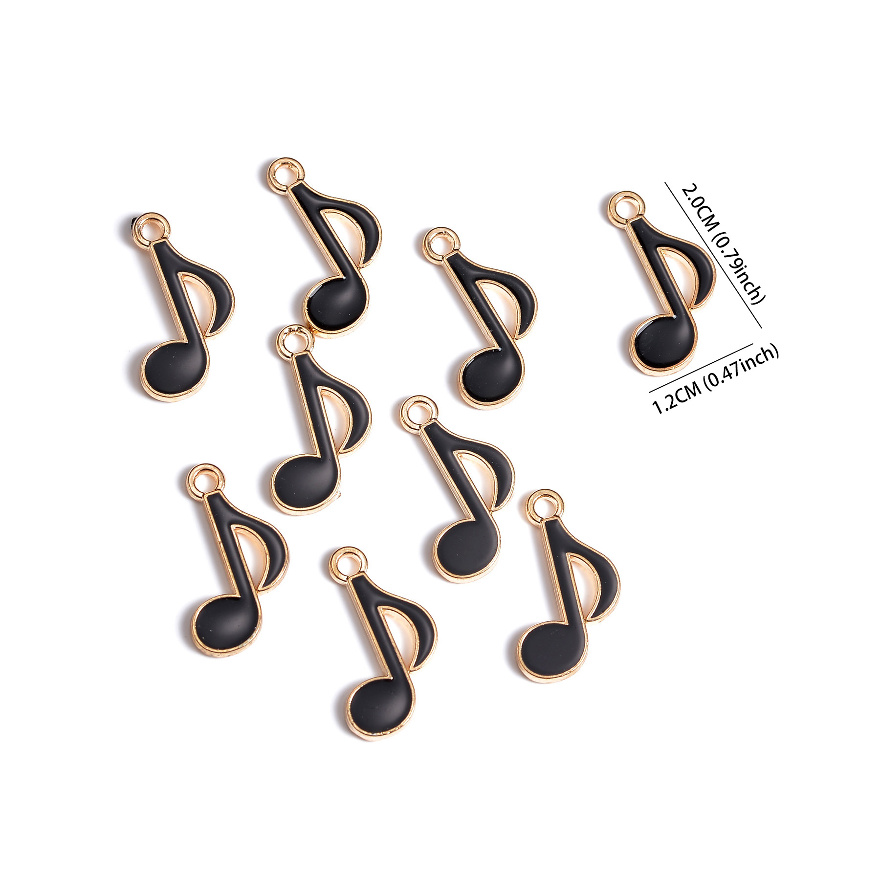50 pz 12x20mm Smalto Sveglio N - Jewelry Making Notes recensione e prezzo